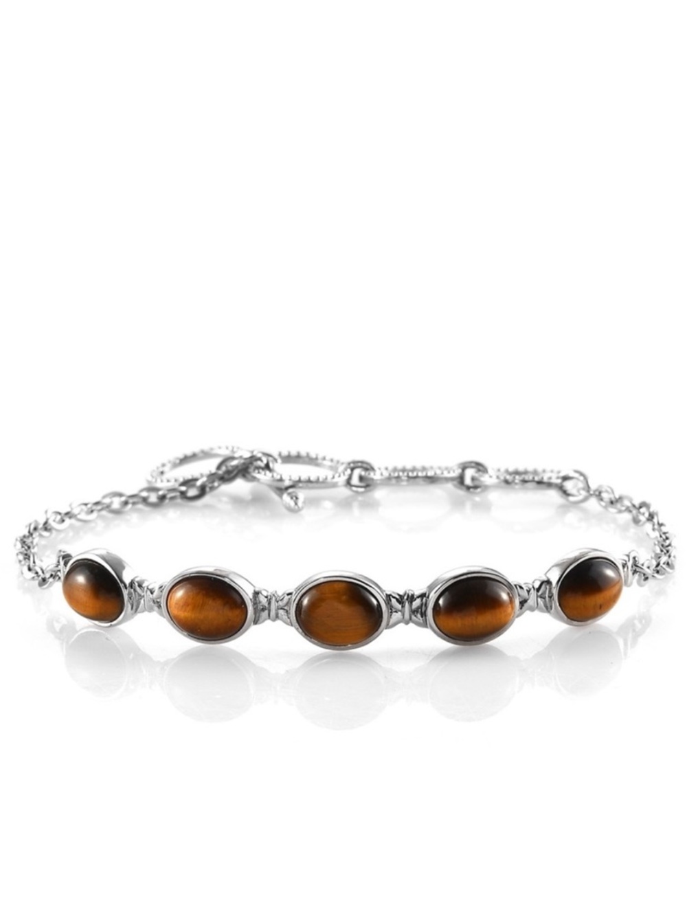 Tiger’s Eye Toggle Clasp Bracelet